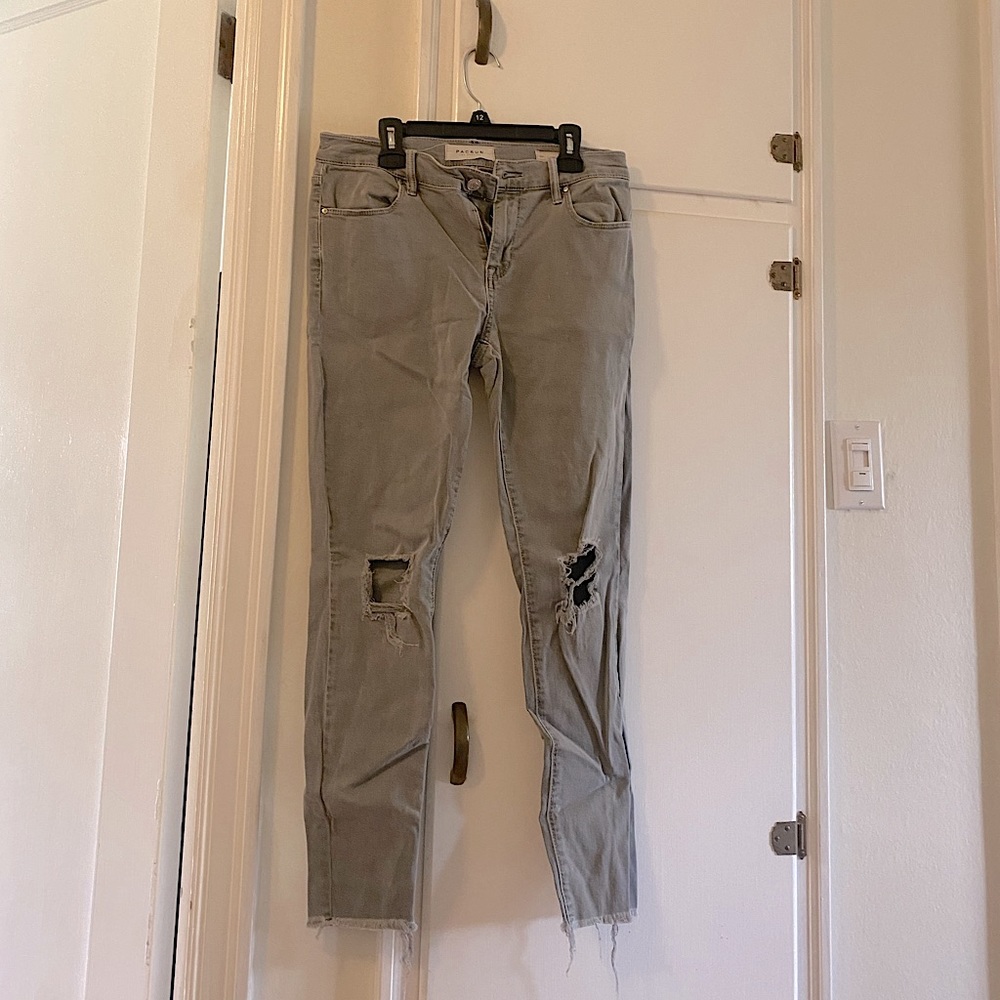 Grey Jeggings